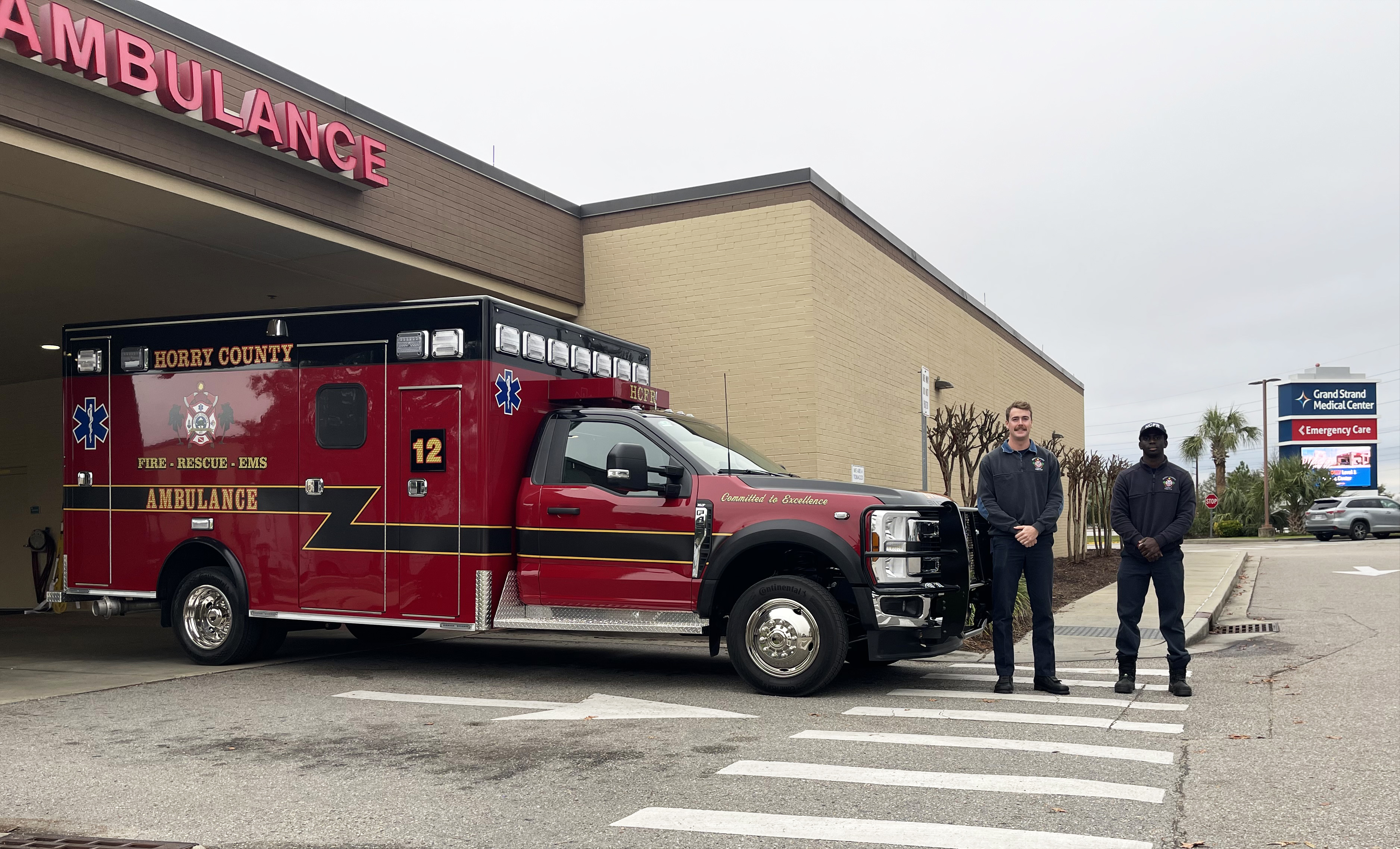 HCFR's newest ambulance, which went into service Thursday, Dec. 20 at Station 12 (Nixonville/Wampee).