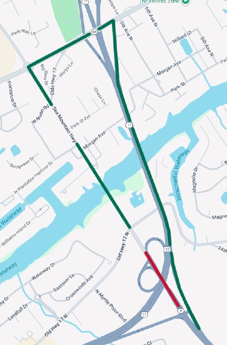 SCDOT to detour traffic around SC-9 bridge work starting Oct. 12, 2025