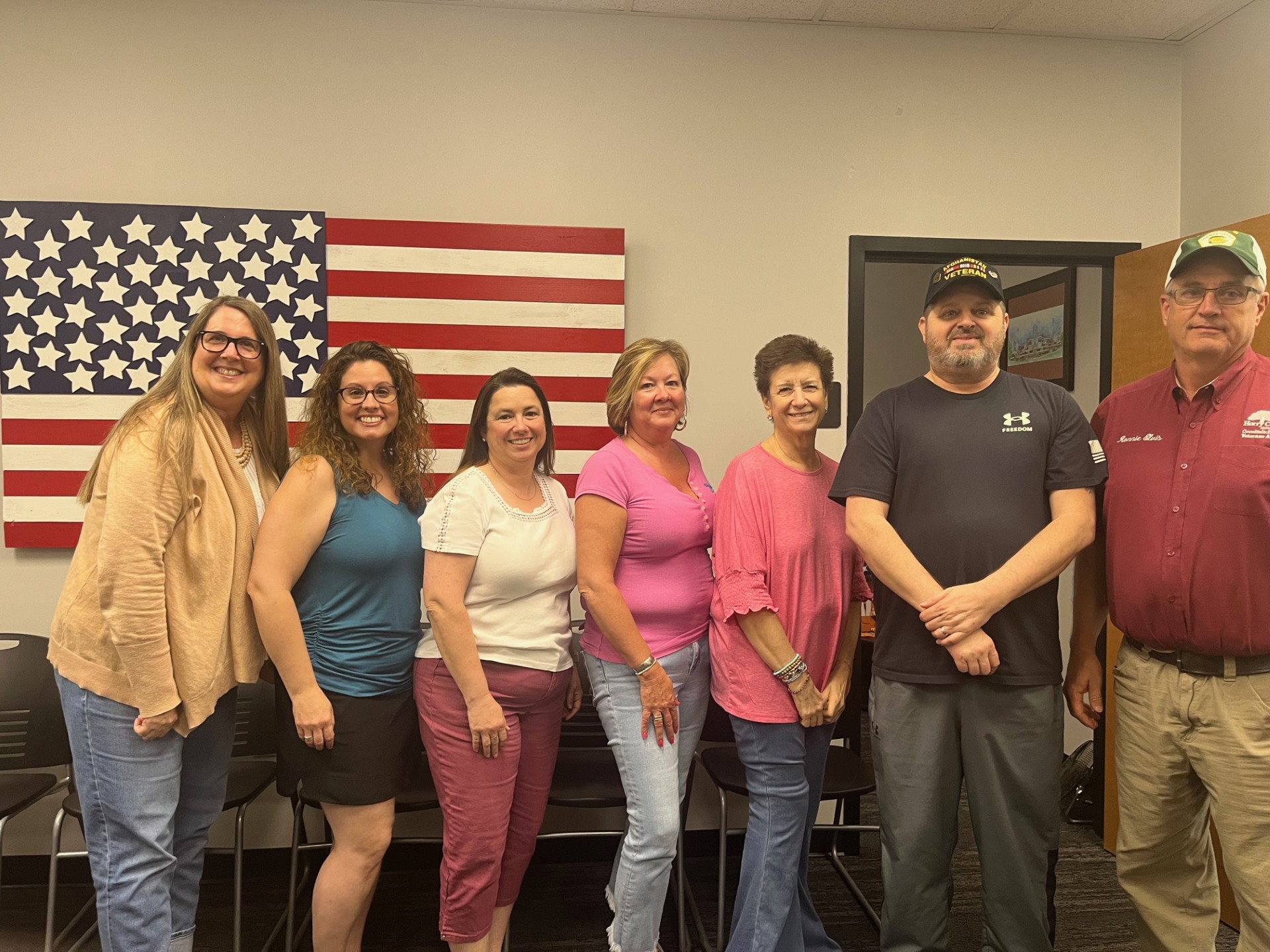 The Horry County Veterans Affairs Office staff