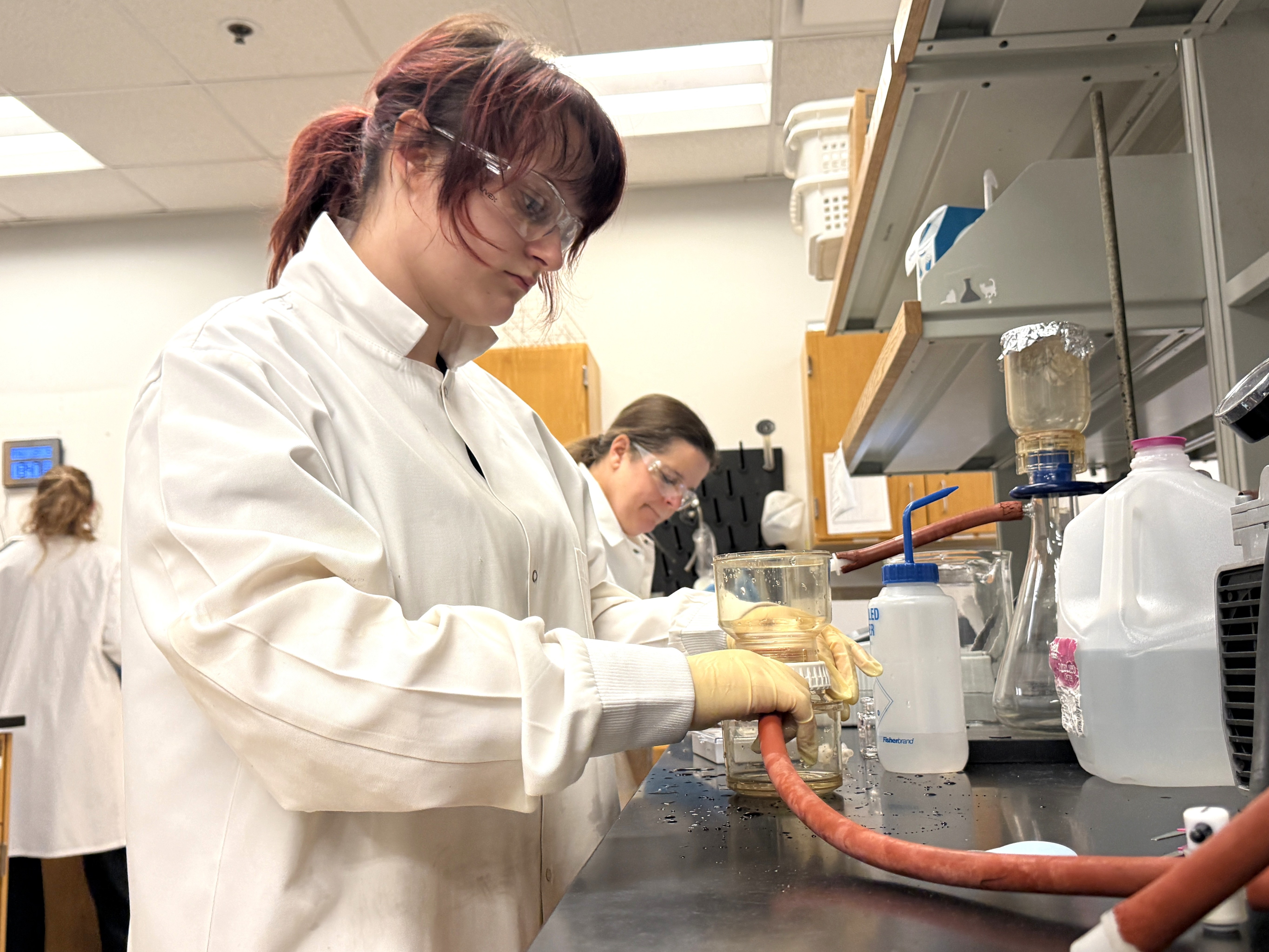 Samples undergo testing at CCU