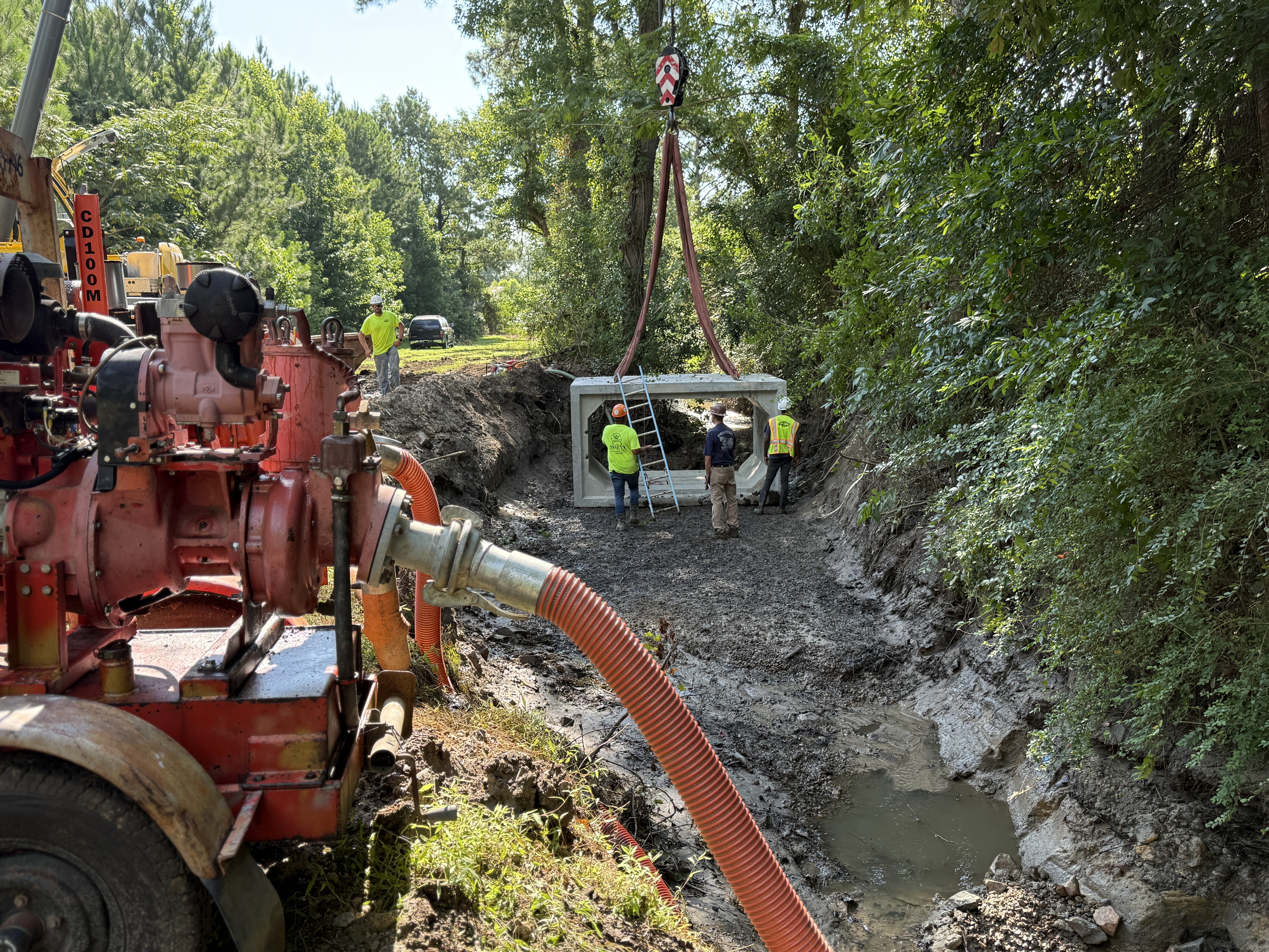 Box culvert installation