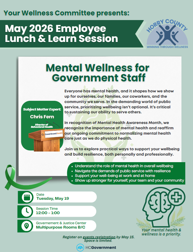 Mental Health Lunch and Learn