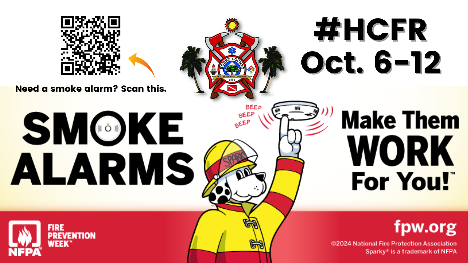 Oct. 6-12 is Fire Prevention Week in Horry County
