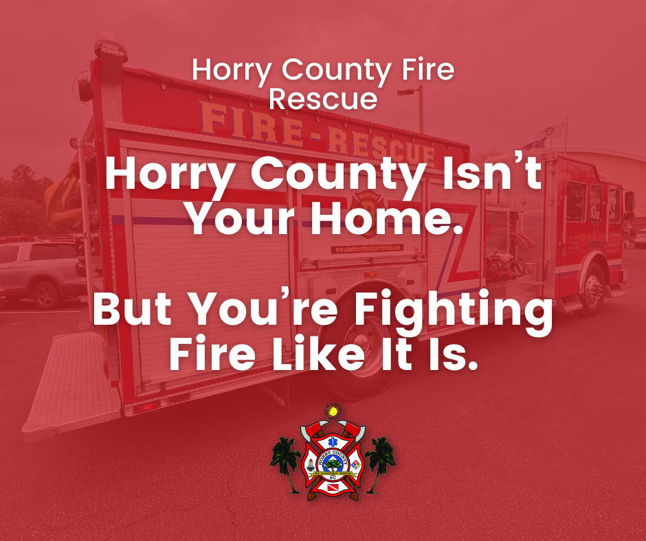 A 'THANK YOU' from HCFR to all the assisting fire-rescue agencies.