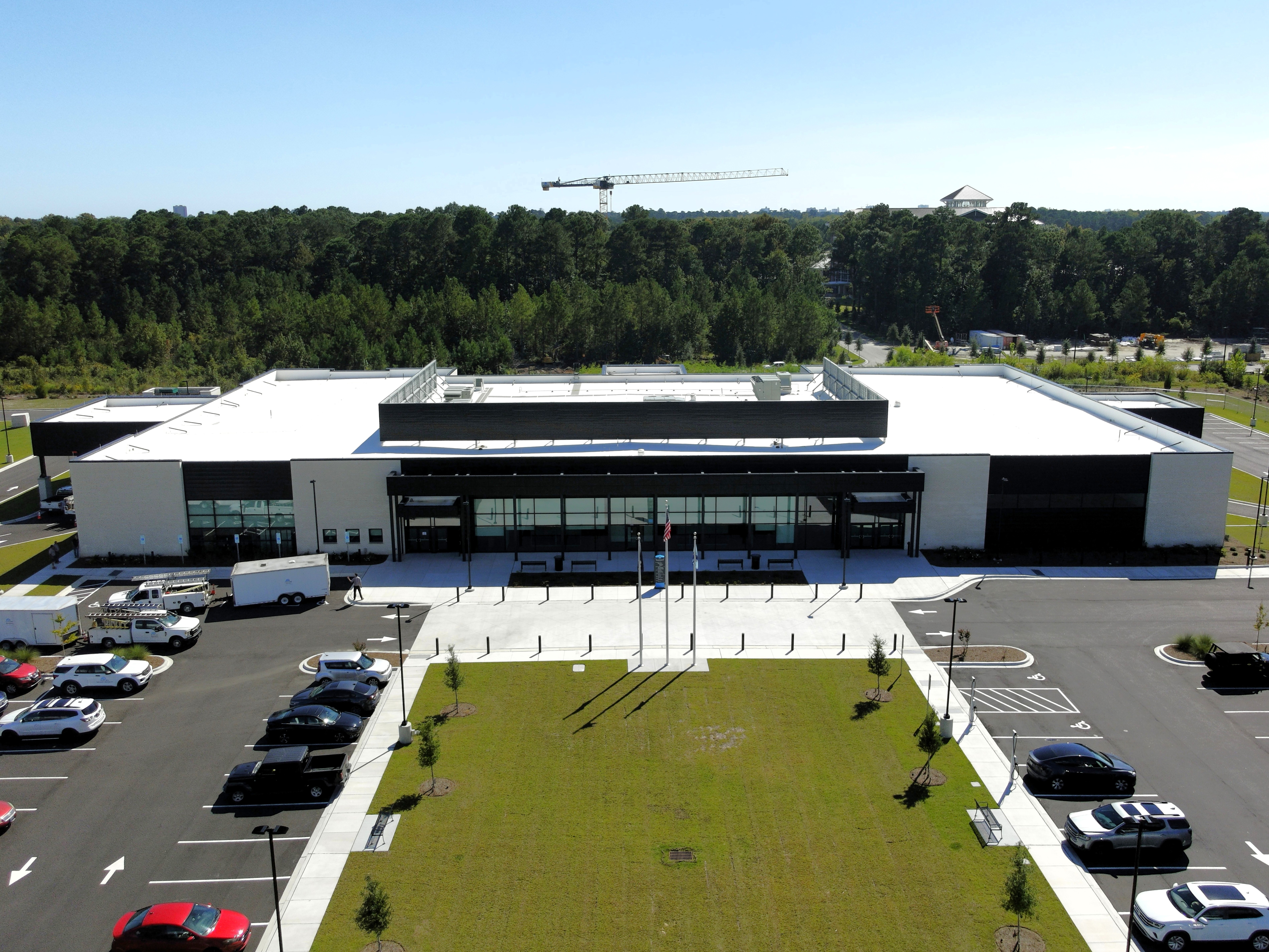 Aerial view of the Central Coast Complex located at 332 Hinson Drive, Myrtle Beach