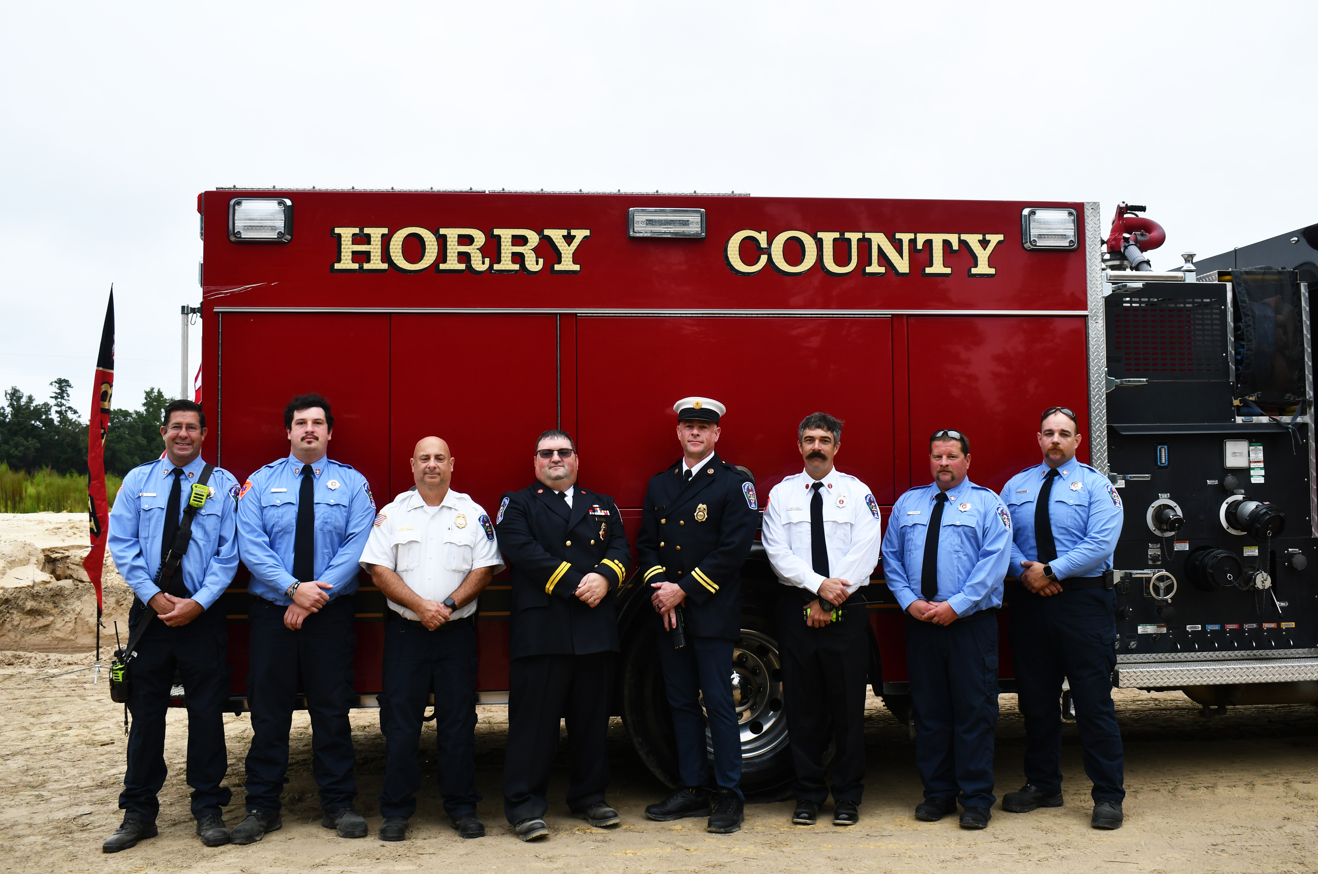 Horry County Fire Rescue groundbreaking ceremony for new Station 6 (Finklea), Sept. 10, 2025. #HCFR